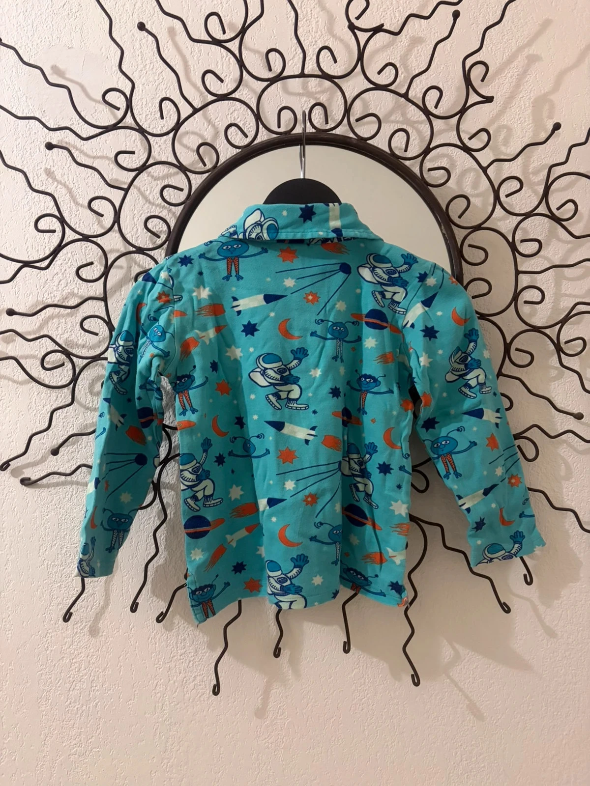 🔵 Lot 2 Hauts de Pyjama - Espace & Tracteurs - 5 ans – photo 4